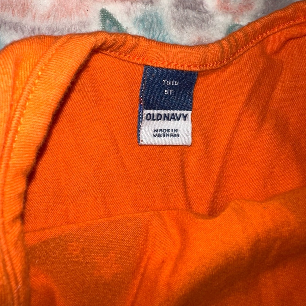 Old Navy Vibrant Orange pumpkin dress